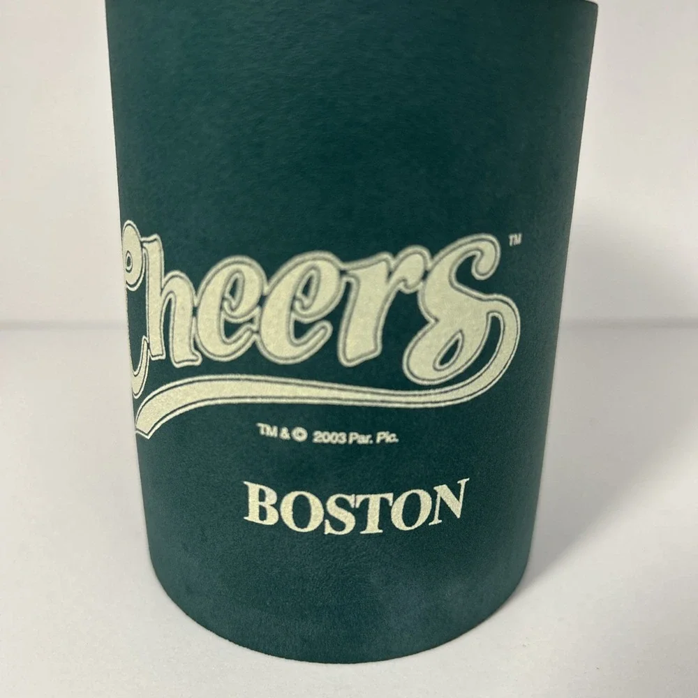 Cheers Pub Bar Beer Boston‎ 2003 Green Koozie 1396